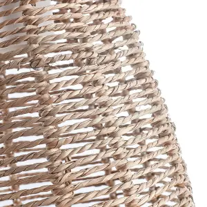 Wicker Rattan Basket Pendant Light - Small