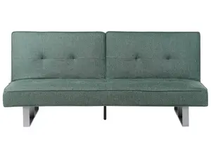 Beliani Modern Sofa Bed DUBLIN Green