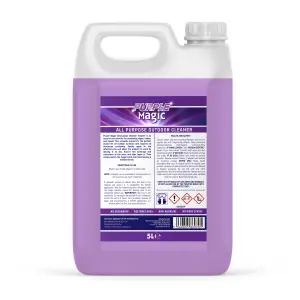 Purple Magic All Purpose Outdoor Cleaner Concentrated Moss, Mould, Mildew, Lichen, Algae Remover Path and Patio Cleaner 5L