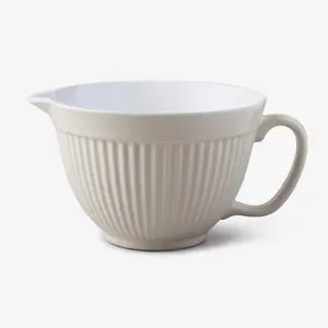 Zeal Melamine Mixing Bowl Jug 20cm, Cream