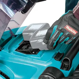 Makita DLM431Z Twin 18v / 36v LXT Cordless 43cm Lawn Mower + DUR181 Strimmer