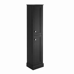 Fairmont Black Tall Storage Unit