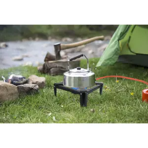 NJ SGB-07 Gas Boiling Ring Large Camping Stove Cast Iron Burner Iron Frame LPG Outdoor Cooker 8kW