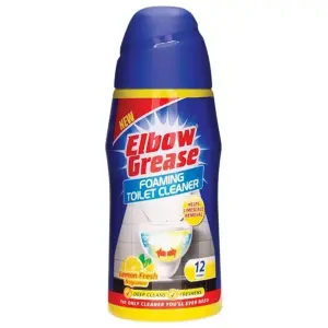 3 x Elbow Grease Foaming Toilet Cleaner Limescale Remover Lemon Fresh Granules 500g