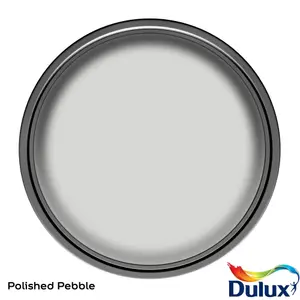 Dulux One coat Polished pebble Matt Emulsion paint, 2.5L