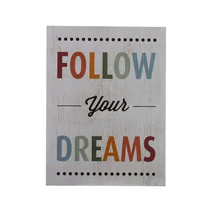 Maison by Premier Follow Your Dreams Wall Plaque