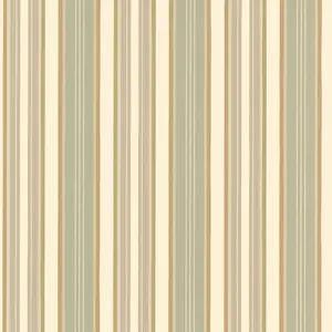 Galerie Stripes And Damask 2 Green Textured Stripe Smooth Wallpaper