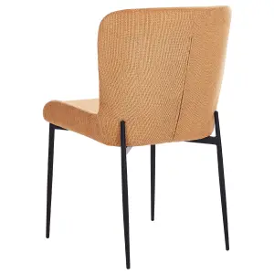 Set of 2 Dining Chairs ADA Orange