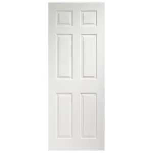 Internal Pre-finished White Moulded Colonist 6 Panel Door  - 1981 x 838 x 35mm (33")