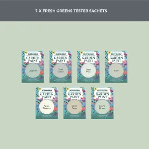 Rust-Oleum Light Green Gloss Garden Paint Tester Samples - 10ml