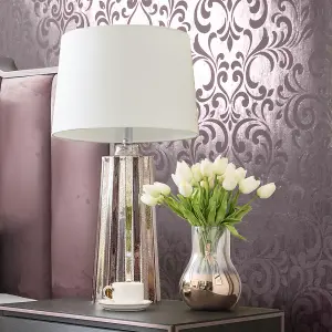 Muriva Bronze Damask Metallic effect Embossed Wallpaper