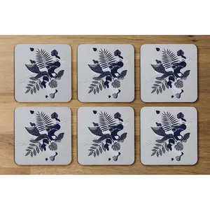 Square 6 Piece Coaster Set (Set of 6)