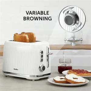 Breville VTR037 Bold 2 Slice Toaster - White