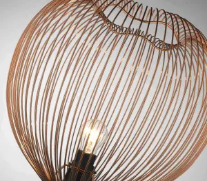 Luminosa Spring Floor Lamp Copper, E27