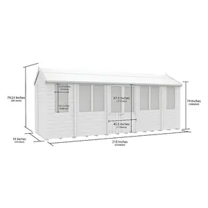 DIY Sheds 8x18 Apex Summer Shed