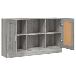 120 Cm Wide Sideboard Grey