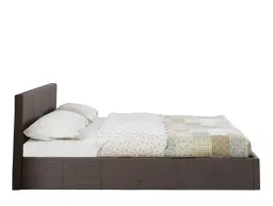 Birlea Berlin Small Double Ottoman Bed Grey