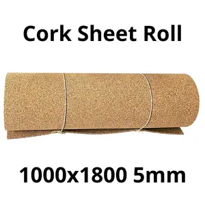 Cork Sheet Roll - 1000x1800mm - 5mm - Décor/DIY