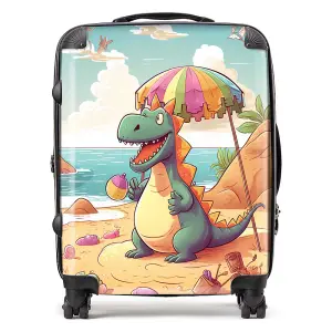 Dragon On A Beach Holiday Suitcase - Large