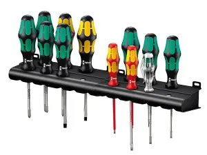 Wera 05051010001 Kraftform Plus XXL 1 Artisan Screwdriver Set, 12 Piece WER051010