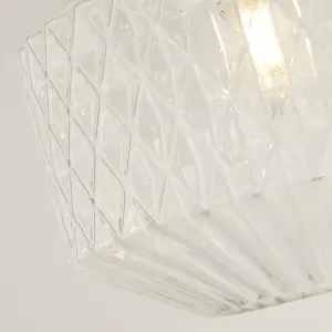 Lighting Collection Levin Glass Pendant