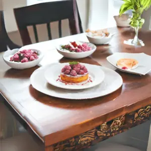 URBNLIVING 20cm Height Luminarc White Opal Glass Dessert Plate Set of 6