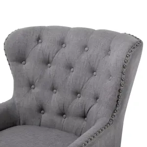 Armchair VIBORG II Fabric Light Grey