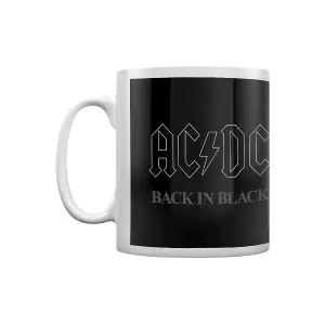 AC/DC Back In Black Mug White/Black (One Size)