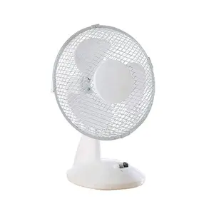 9inch Low Noise 2 Speed Desk Fan White