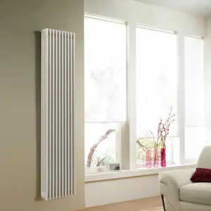 Acova White 4 Column Radiator, (W)398mm x (H)2000mm