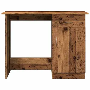 Berkfield Desk Old Wood 100x50x76 cm Engineered Wood