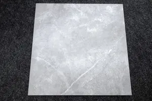 Top Ceramics Grey Marble Tiles Porcelain Matt Floor Wall (L)60cm x (W)60cm Each box 1.08sqm