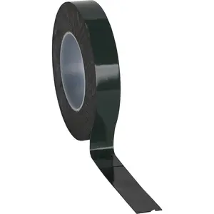 High Tack Double-Sided Foam Tape 25mm x 10m for Outdoor Use - Green Backed