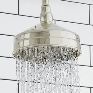 ENKI Gold Traditional Brass Shower Head R34