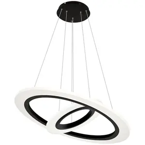 Milagro Colin Black Pendant Lamp 3XE27 Hand Made Matt Black Cage Style Lamps Creating Industrial Chic