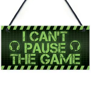 FUNNY Neon Effect Gaming Sign For Man Cave Boys Bedroom Dad Son Uncle Gift