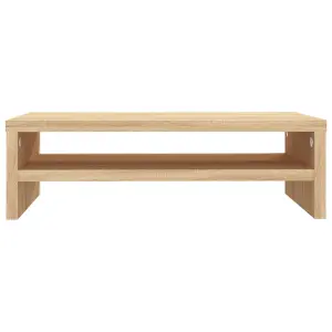 vidaXL Monitor Stand Sonoma Oak 42x24x13 cm Engineered Wood