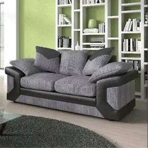 Black Dion Sofa Suite 3 Luxurious Comfort & Timeless Style