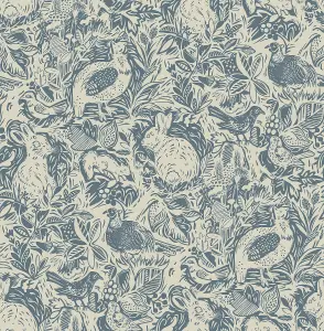 NuWallpaper NUS3622 Terrene Peel & Stick Wallpaper, Blue