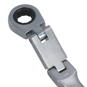 14mm Metric Double Jointed Flexi Ratchet Combination Spanner Wrench 72 Teeth