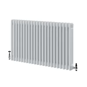 Braxton White Triple Horizontal Column Radiator - 600x1010mm