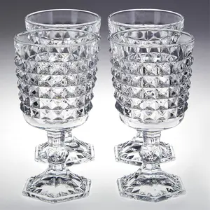 Maison by Premier Set Of Four Pyramid Wine Goblets