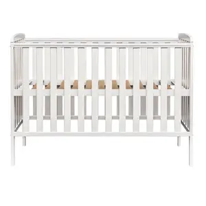 Sydney Cot with Mattress White