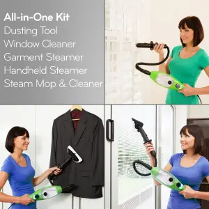 H2O X5 Deluxe Steam Mop & Handheld Steam Cleaner