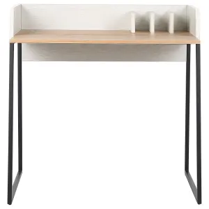 Beliani Modern Home Office Desk White ANAH