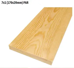 7x1 PAR Smooth All Round Timber Boards 170mm x 20mm x 4200mm (4 Lengths In A Pack)