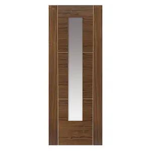 Mistral Walnut Glazed Internal Door