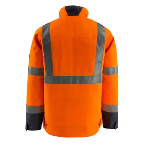 Mascot Safe Light Penrith Winter Jacket (Hi-Vis Orange/Dark Navy Blue)  (XX Large)