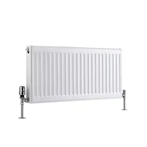 Right Radiators White Type 21 Double Panel Single Convector Radiator Central Heating Rad - (H)400 x (W)800mm