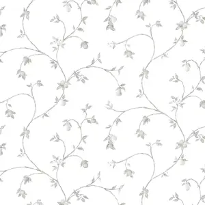 Galerie Kitchen Style 3 Grey White Fruity Trail Smooth Wallpaper